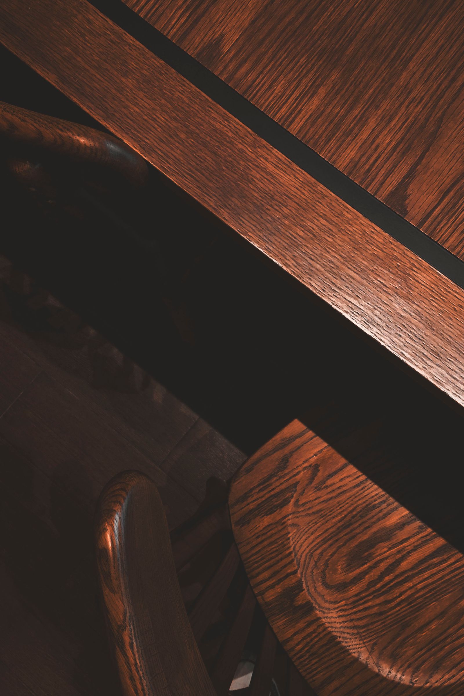 Theke aus Hinoki-Zypresse
