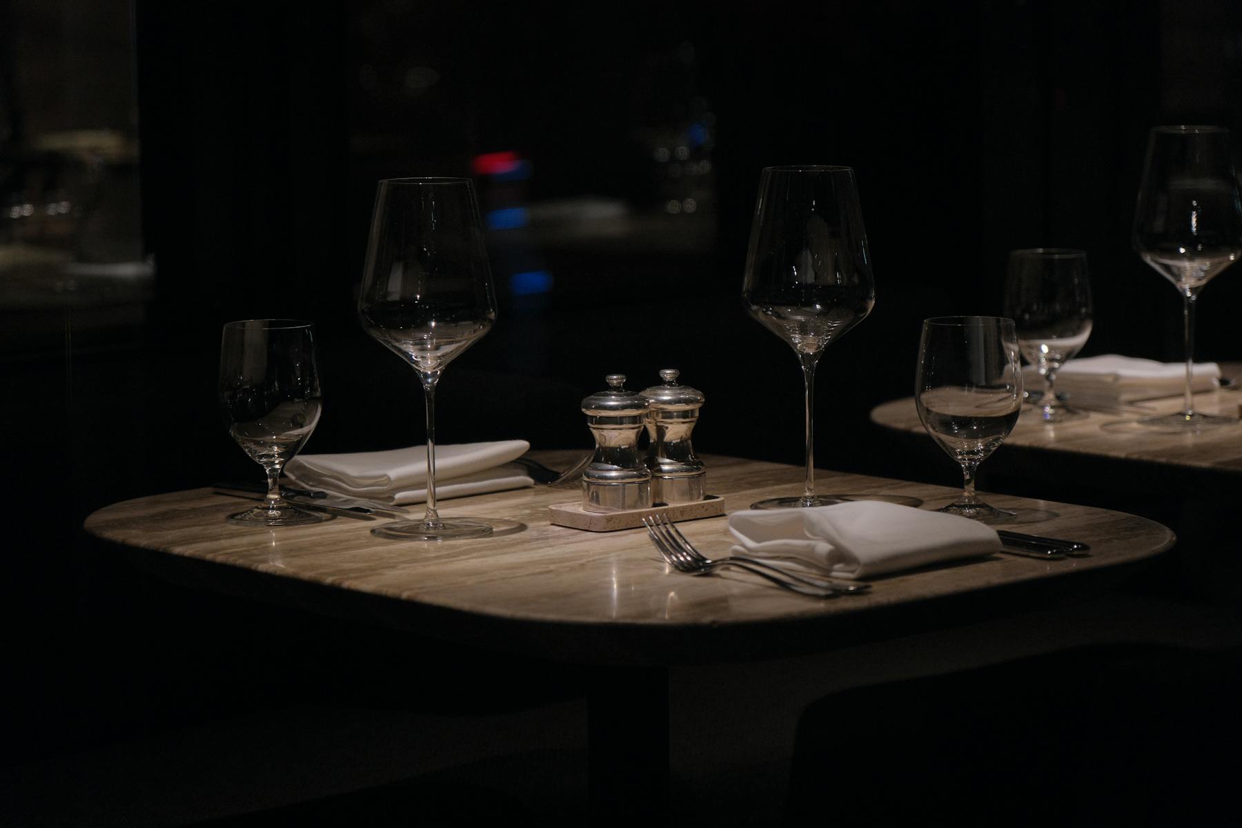 The dining room