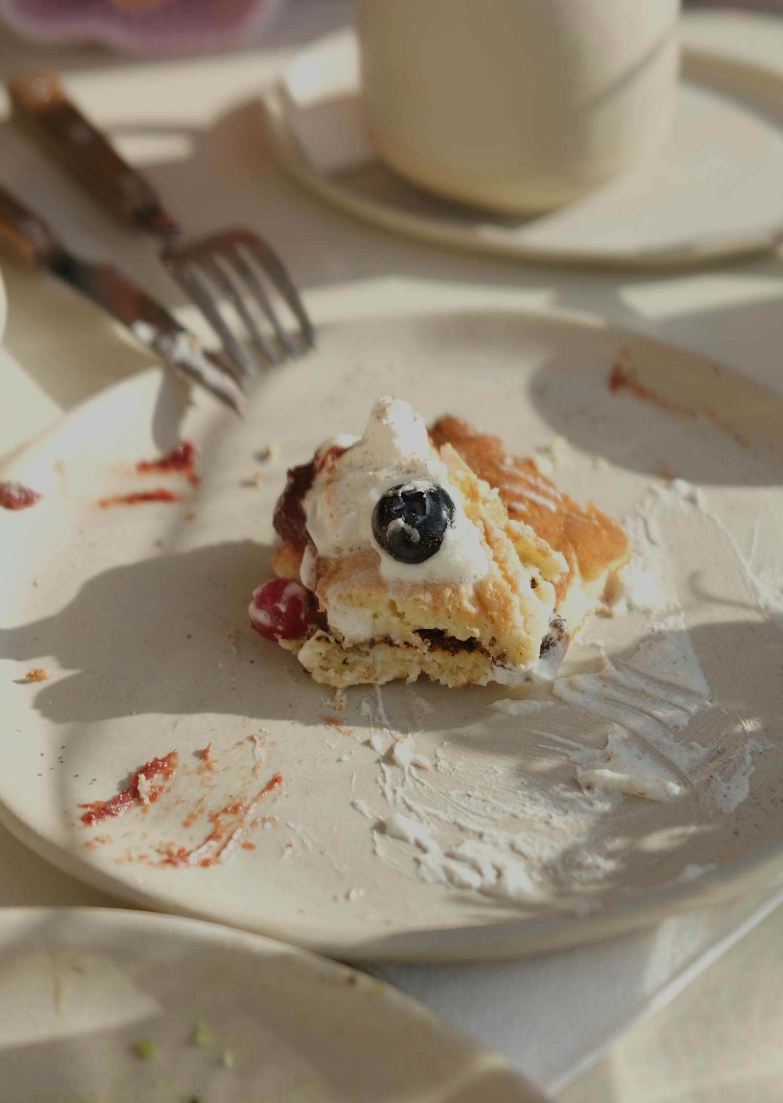 Cake on a plate