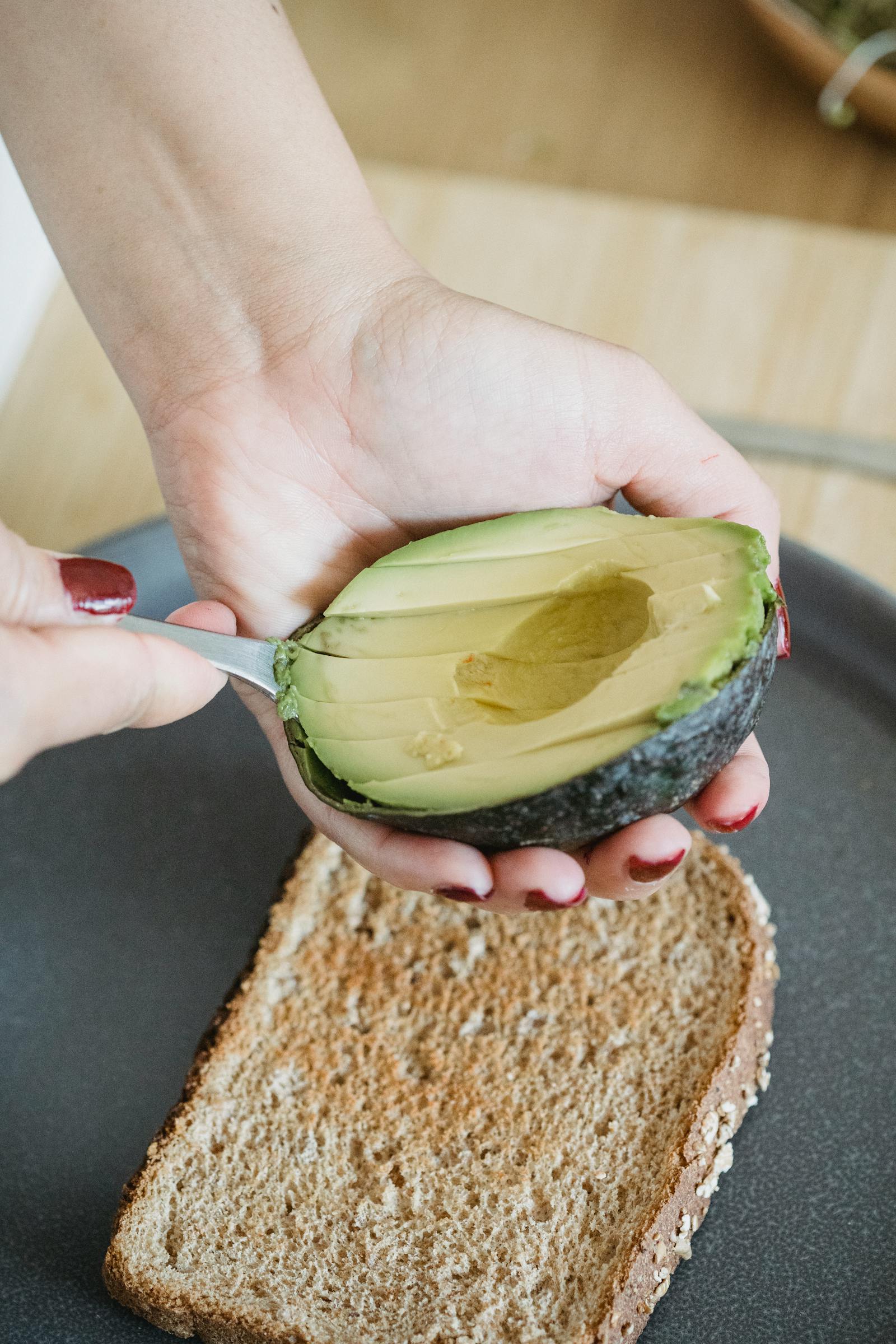 Cutting avocado